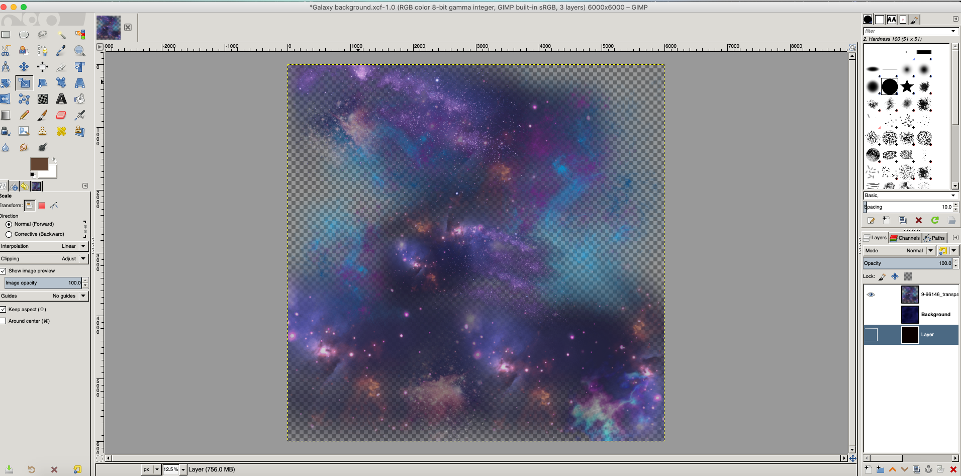 Using GIMP For Universe Cat