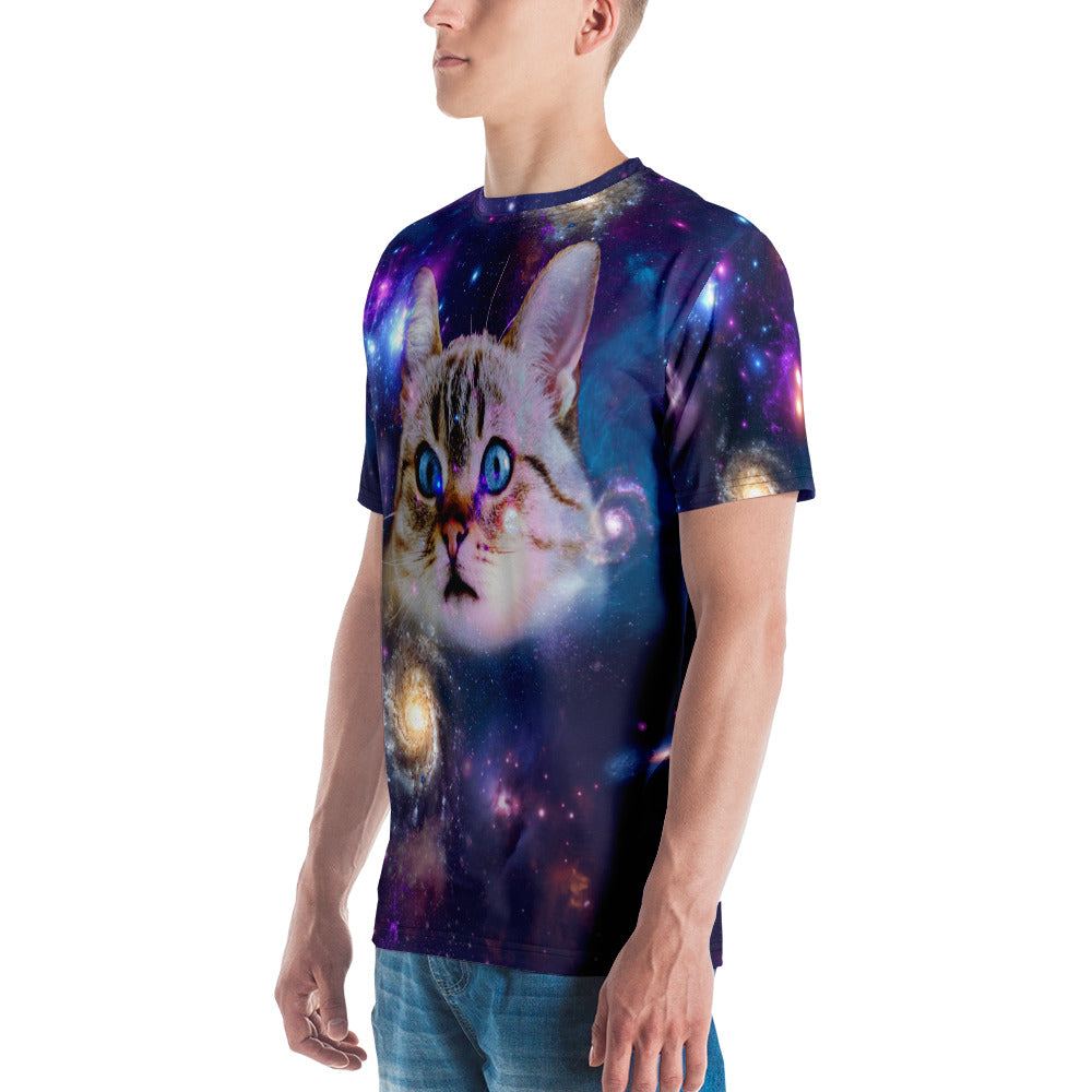 galaxy print t shirt mens