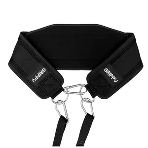 Grippy Weight Belt Black (Holds up to 1,000 KG) - Sports Yours