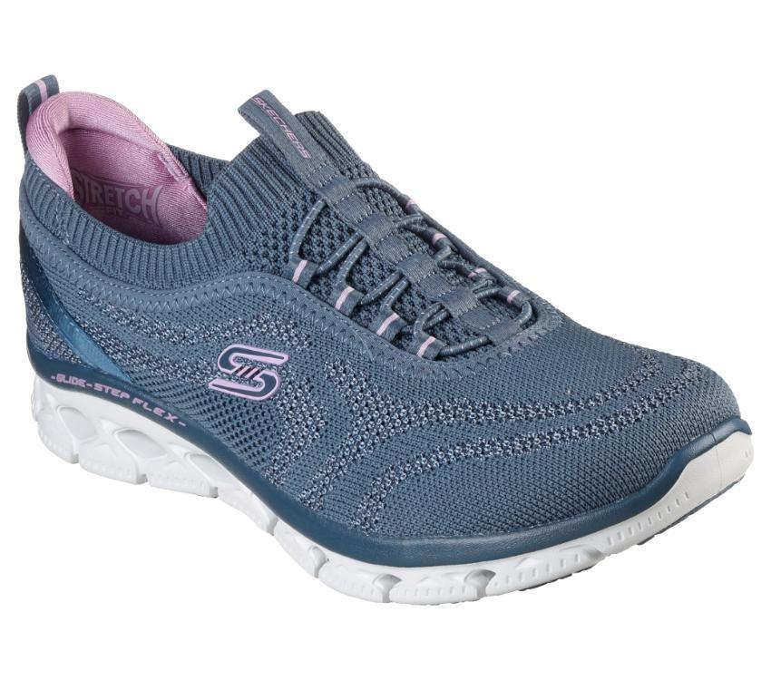 SKECHERS WOMEN'S GLIDE-STEP FLEX GOOD DREAM - SLATE – Lotsa Shoes