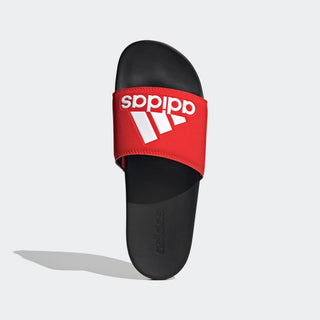 adidas adilette slides red white