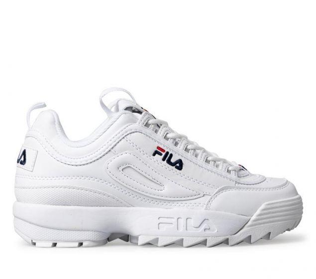 FILA WOMENS DISRUPTOR II - WHT/PEACOAT 