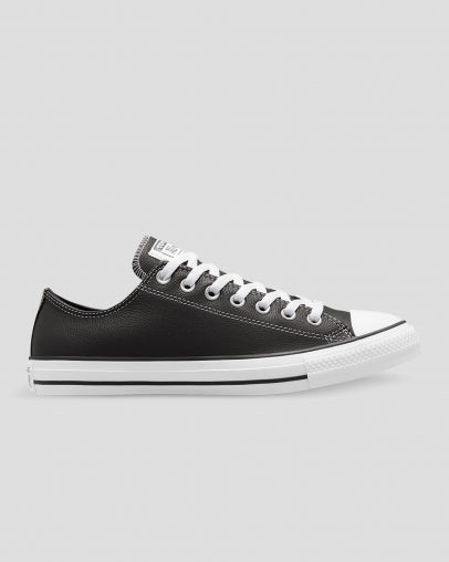 converse black leather shoes nz