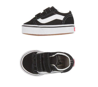 infant black velcro vans