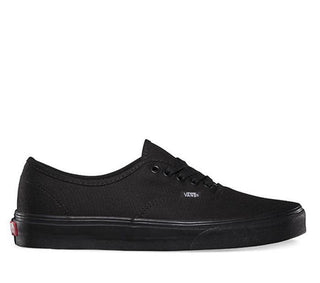 black on black authentic vans