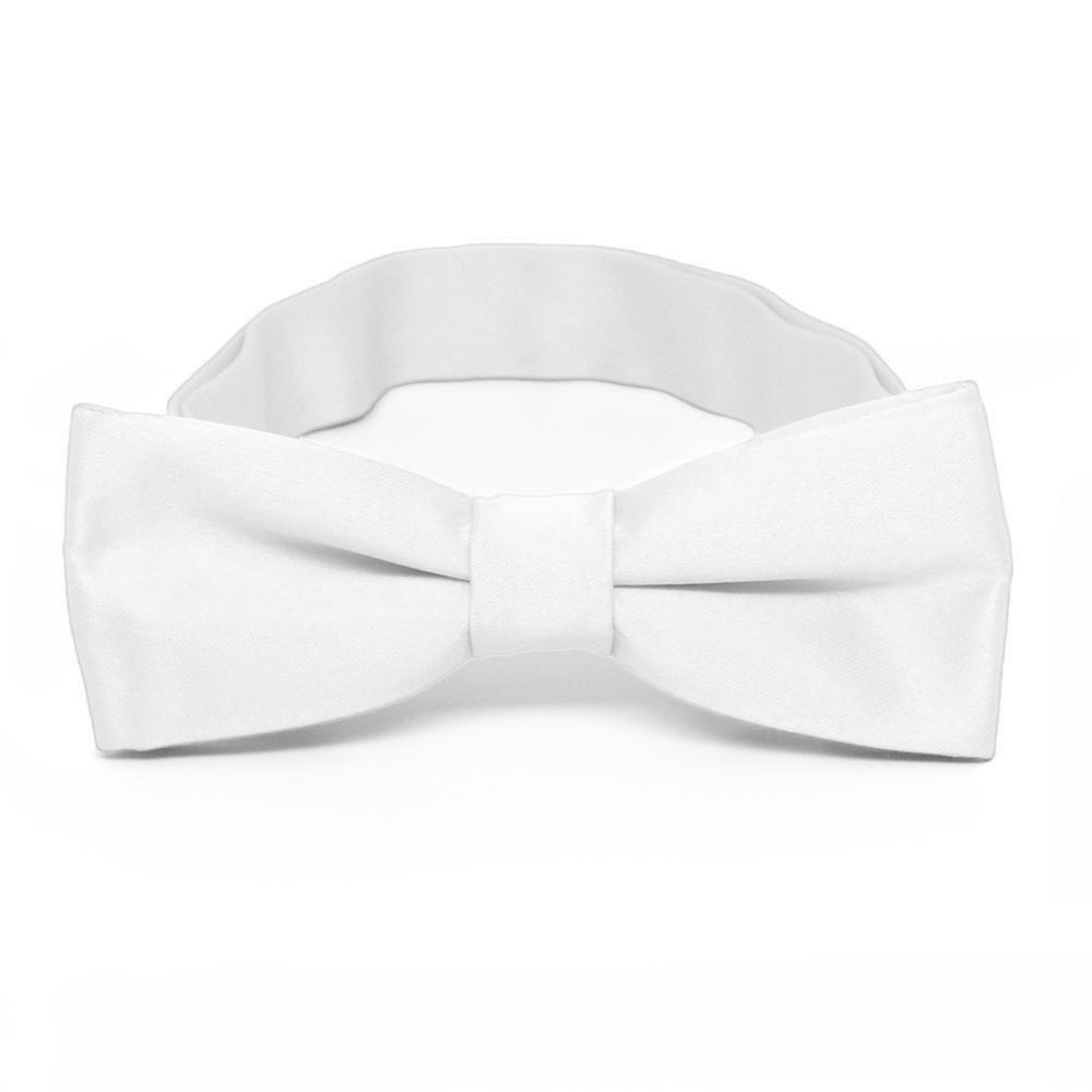 Boys' White Bow Ties. | Shop at TieMart – TieMart, Inc.