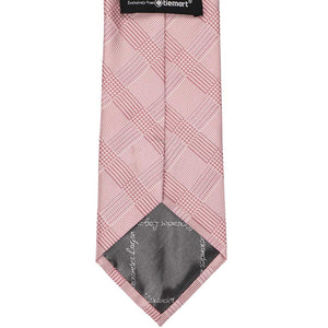 Cameo Pink Glen Plaid Extra Long Tie | Shop at TieMart – TieMart, Inc.