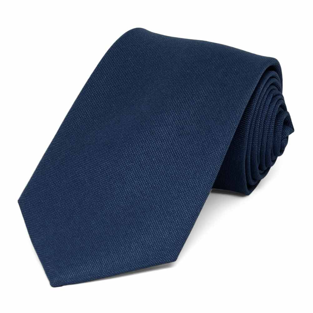 Dark Blue Matte Ties 3