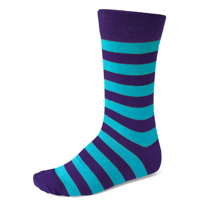 Men's Crazy Striped Socks, Bright Tones