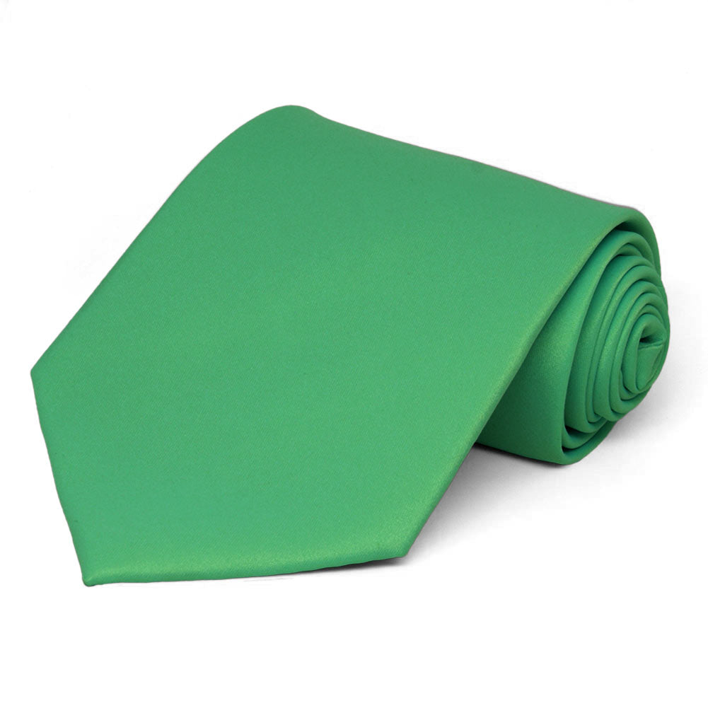 Emerald Green Solid Color Neckties Shop At Tiemart Tiemart Inc