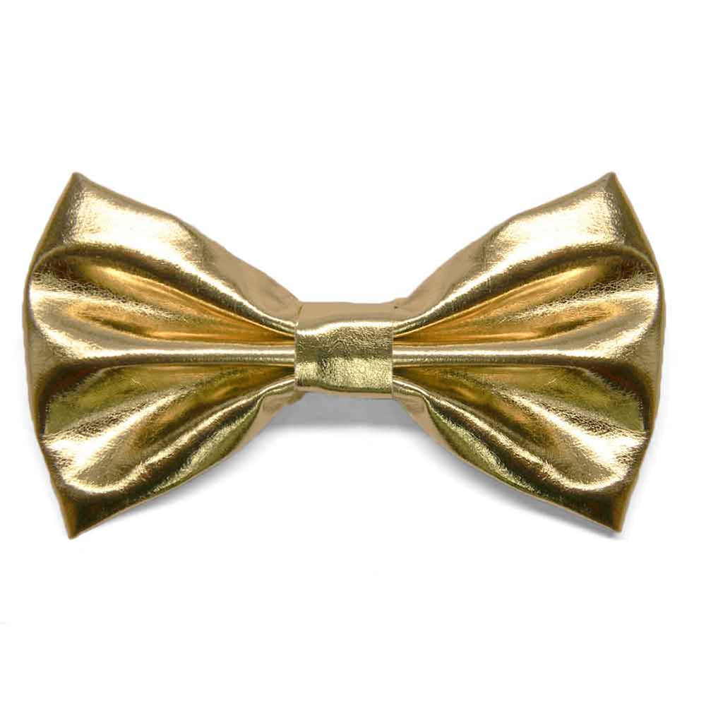 Gold Metallic Bow Tie | Shop at TieMart – TieMart, Inc.