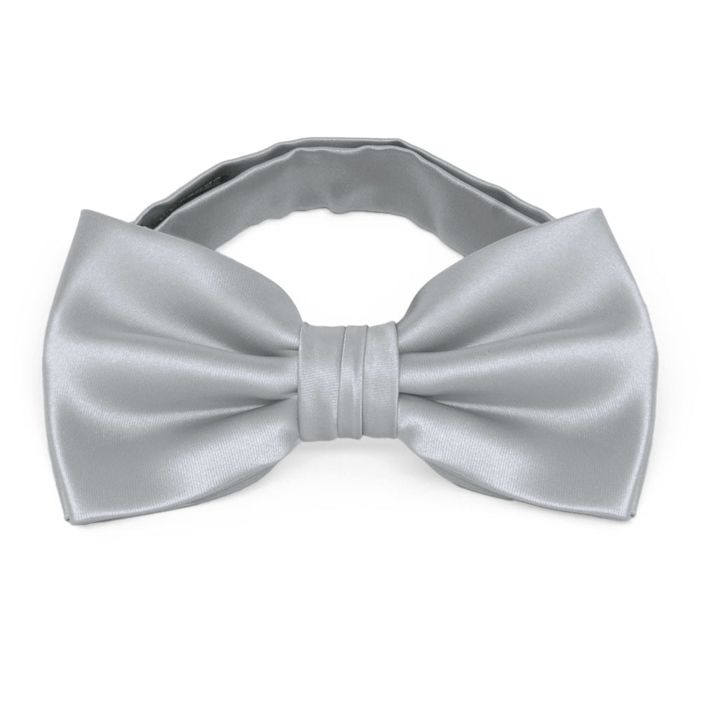 Light Silver Premium Bow Ties | Shop at TieMart – TieMart, Inc.
