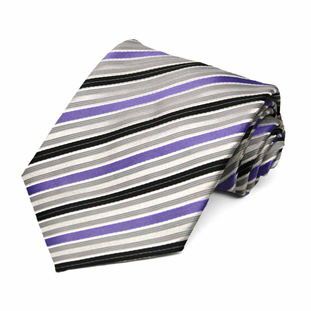 Purple Striped Tie | Shop at TieMart – TieMart, Inc.