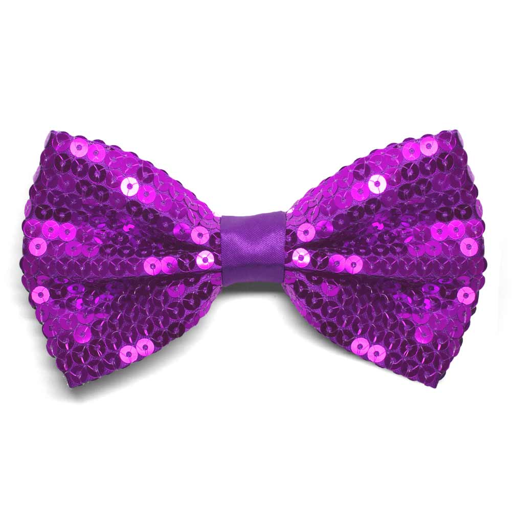Purple Sequin Bow Ties Shop At Tiemart Tiemart Inc