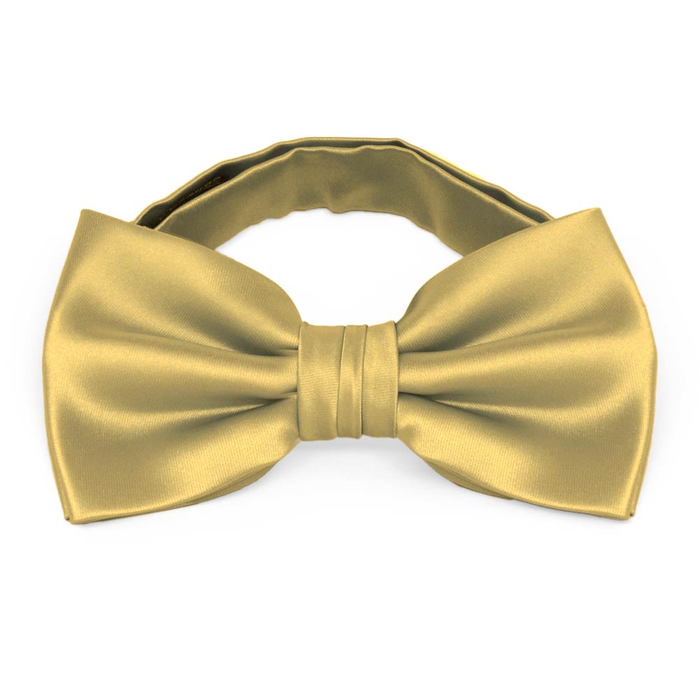 Light Gold Bow Tie | Shop at TieMart – TieMart, Inc.