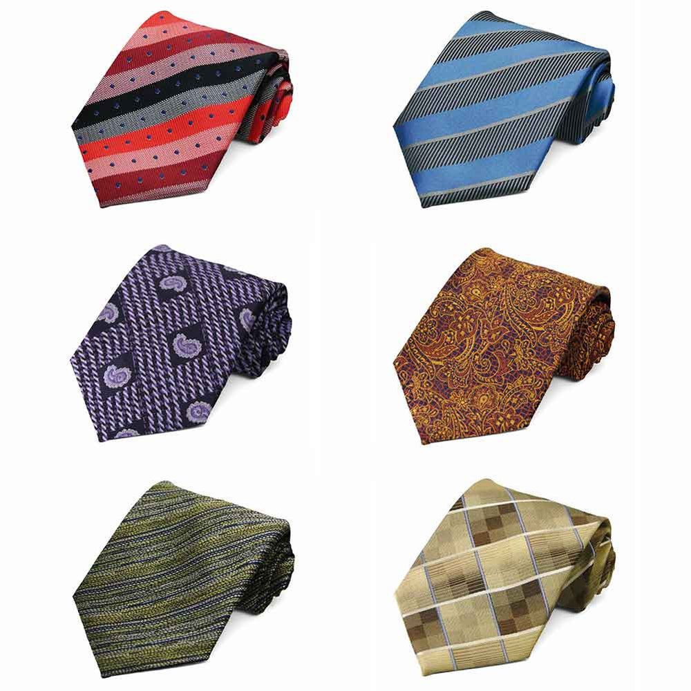 Pattern Neckties 6-Pack | Shop at TieMart – TieMart, Inc.