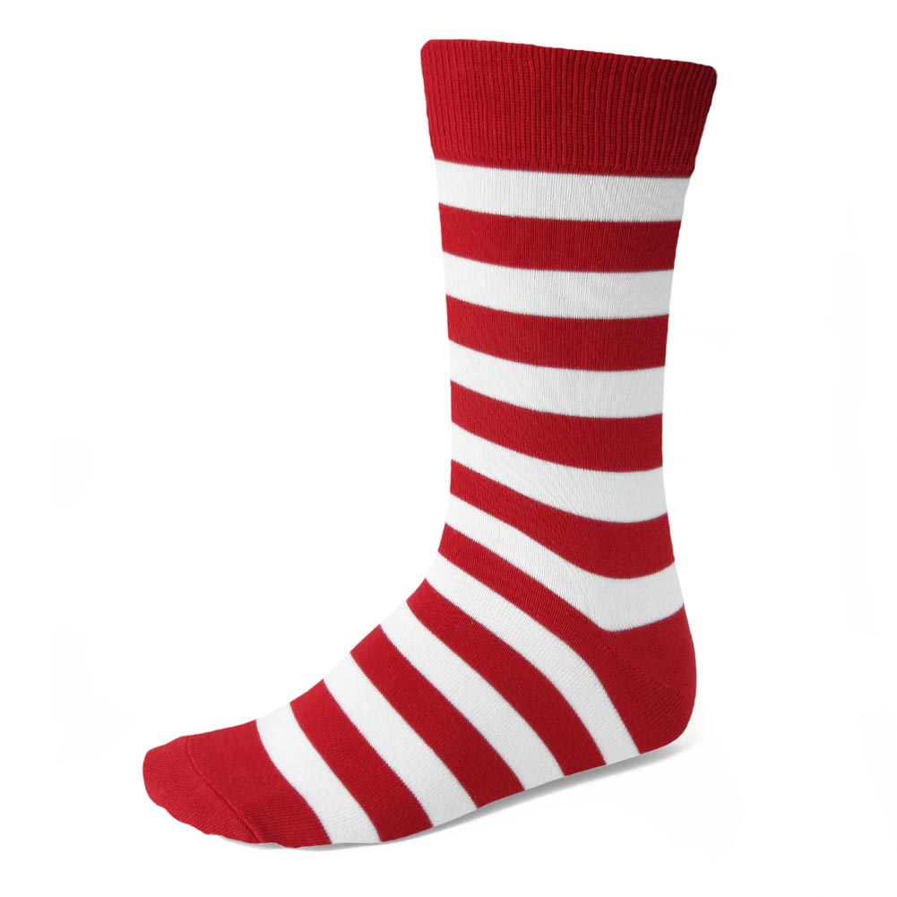 Red and White Striped Tie  Shop at TieMart – TieMart, Inc.