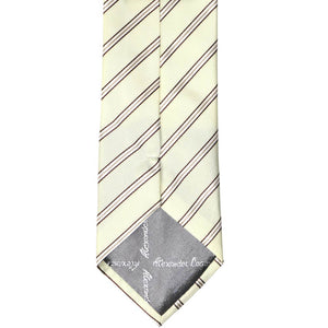 Vanilla Striped Extra Long Tie | Shop at TieMart – TieMart, Inc.