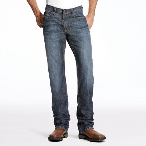 ARIAT FR M4 LOW RISE BOOT CUT DENIM JEANS-MEN'S-SHALE-10012555 $80 —  FRDenver