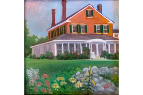 "The Eastman Hill House in the Morning" by Sandra Josephine Bell