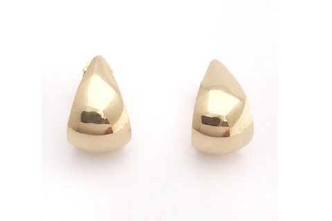 Droplets: 14k Yellow Gold Earrings