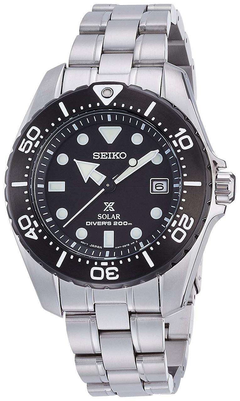 Seiko Prospex SBDN019J1 Diver Black Dial Black Titan Solar Men's Watch –  Jamwatches & Co.