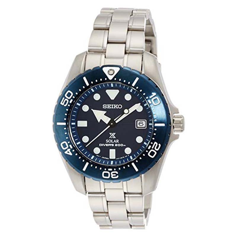 Seiko Prospex Air Diver Solar SBDN017J1 Blue Dial Titanium Men's Watch –  Jamwatches & Co.