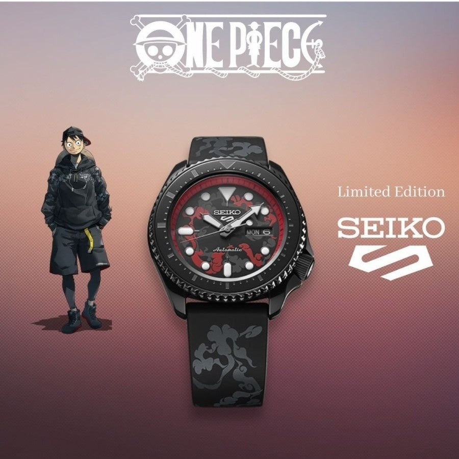 Seiko 5 Sports SRPH65K1 ONE PIECE LUFFY LIMITED EDITION SRPH65 – Jamwatches  & Co.