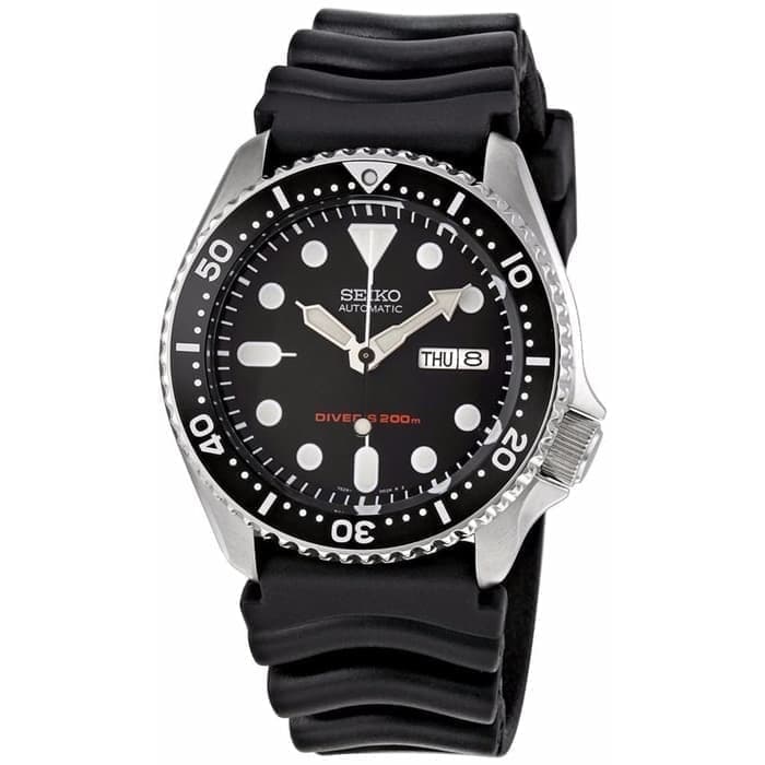 måtte vil gøre dialog Seiko Diver's SKX007K1 Automatic Black Dial Men's Watch – Jamwatches & Co.