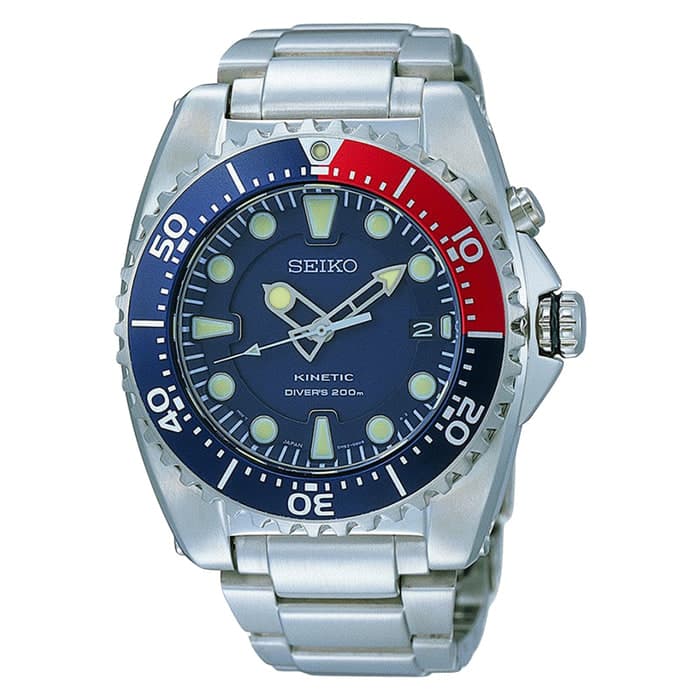 Seiko Diver's SKA369P1 Kinetic 200M Blue Dial Men's Watch – Jamwatches & Co.
