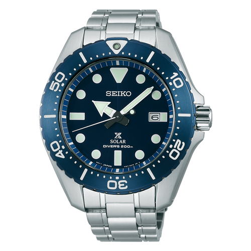 Seiko Prospex SBDJ013 Prospex Solar Silver Black Men's Watch – Jamwatches &  Co.