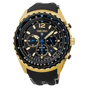 Seiko Prospex Aviation Solar SSC264P1 Black Gold Men's Watch – Jamwatches &  Co.