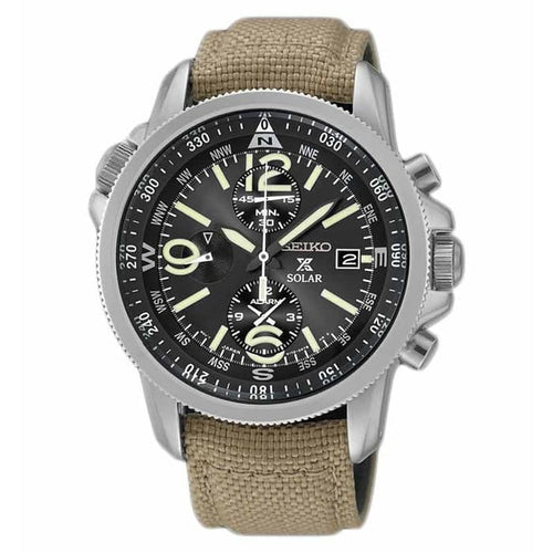 Seiko Prospex Solar Military SSC295P1 Chronograph Men's Watch – Jamwatches  & Co.