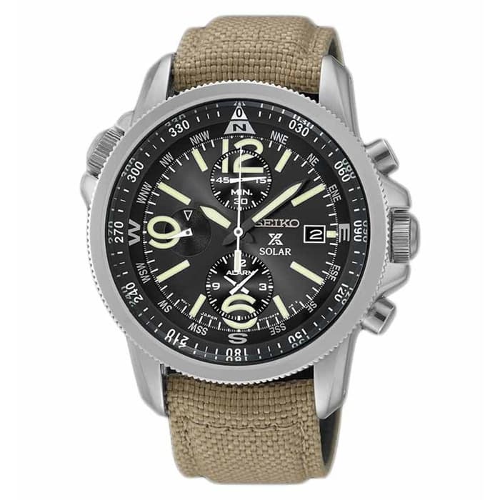 Seiko Prospex Solar Military SSC293P1 Chronograph Men's Watch – Jamwatches  & Co.