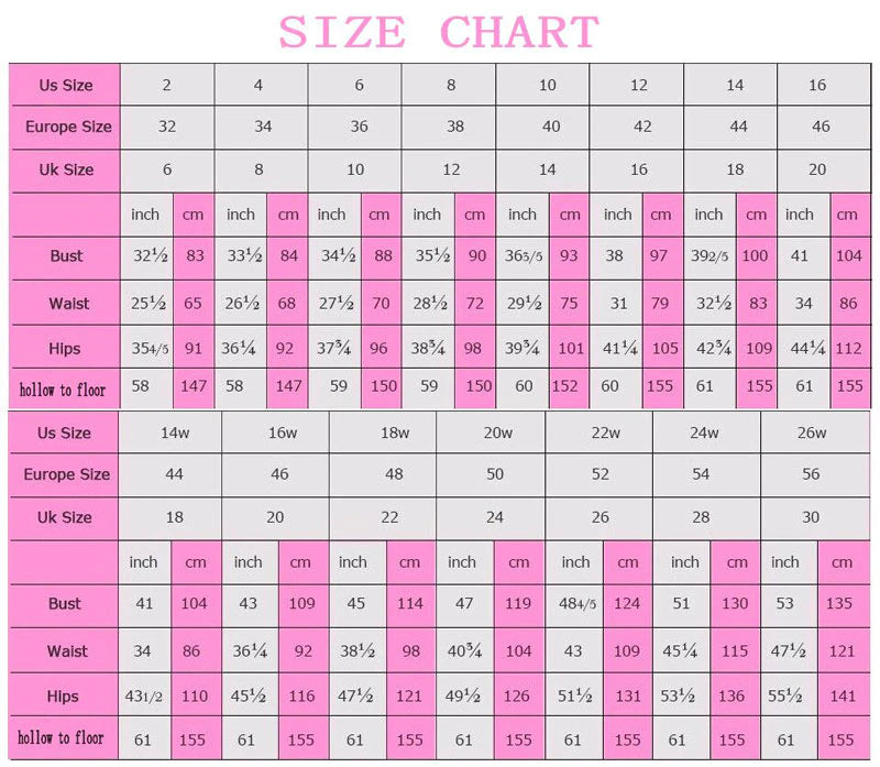 wedding-dress-bridal-gown-measurements-sizing-chart