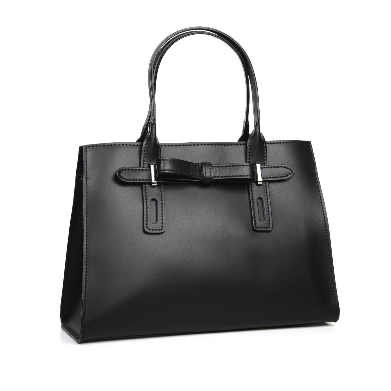 Mirabella Black Leather Bag