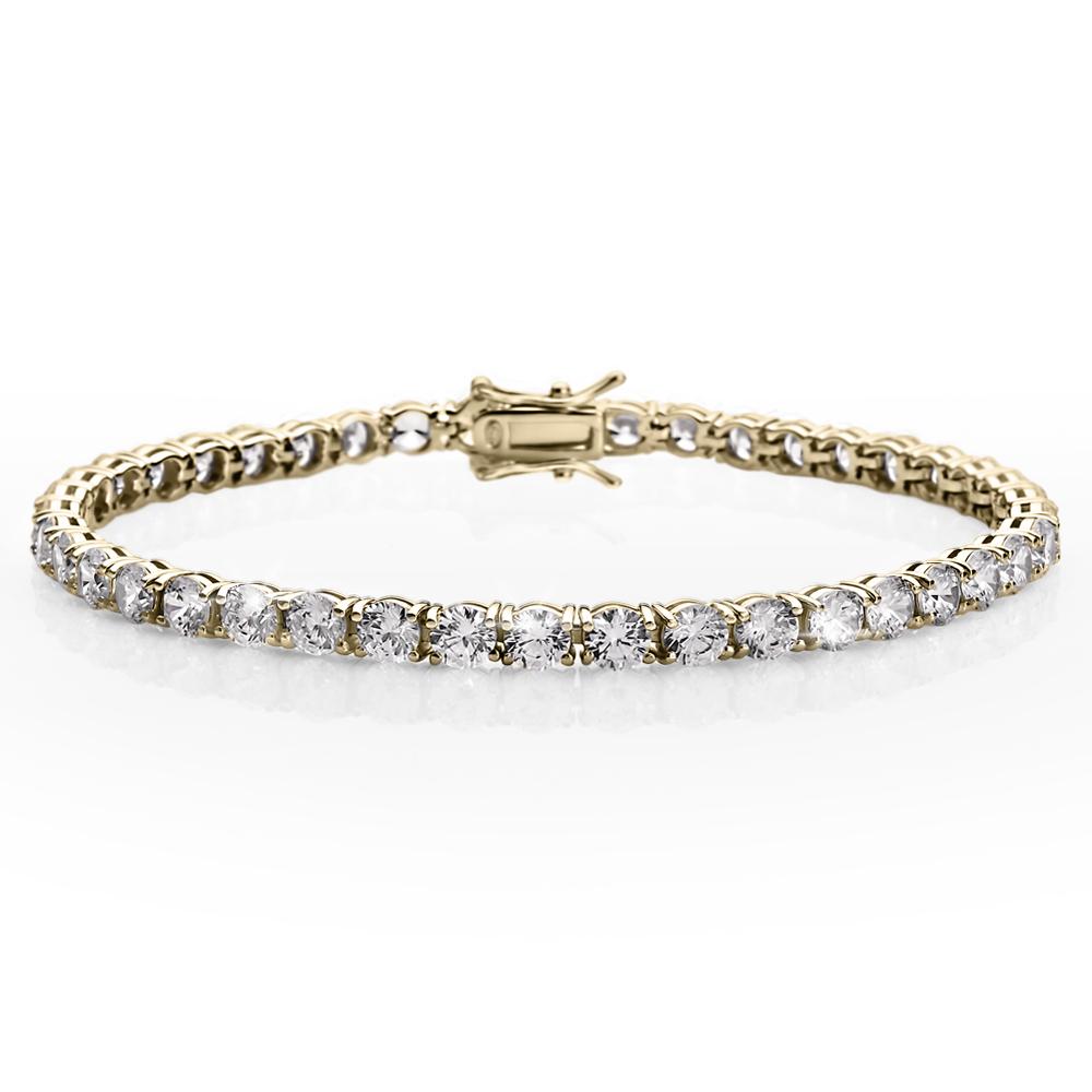 Millionaire Tennis Bracelet Gold | Timepieces International