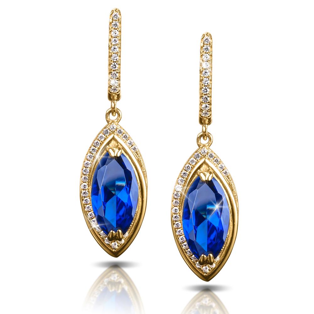 Ceylon Marquise Earrings | Timepieces International