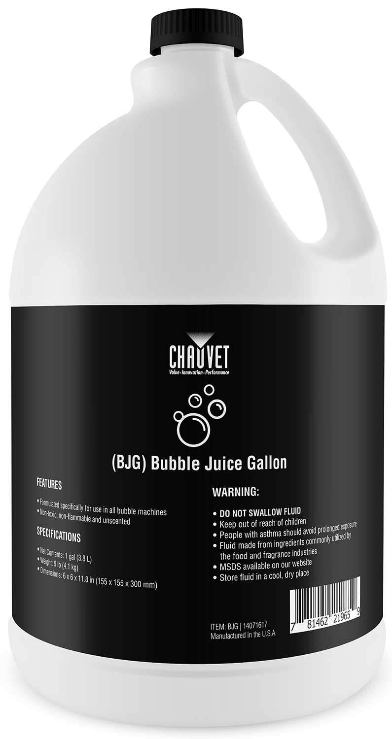 Chauvet BJG Bubble Juice Fluid - Gallon