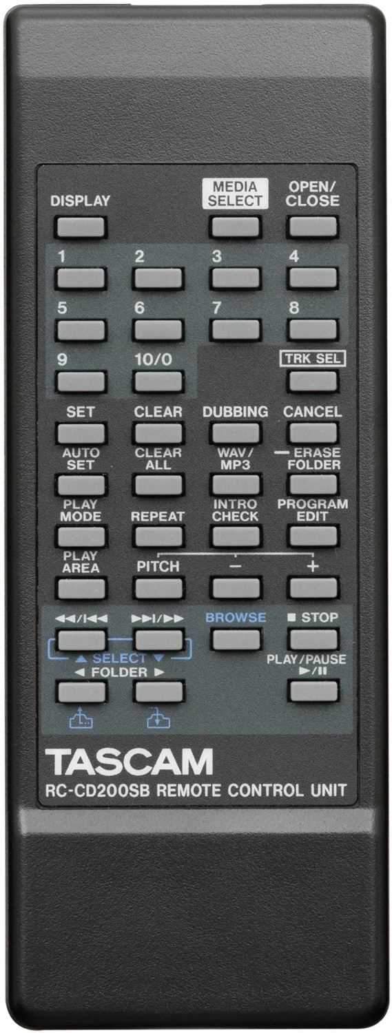 Tascam CD-200SB Rackmount CD Player | PSSL ProSound and Stage Lighting