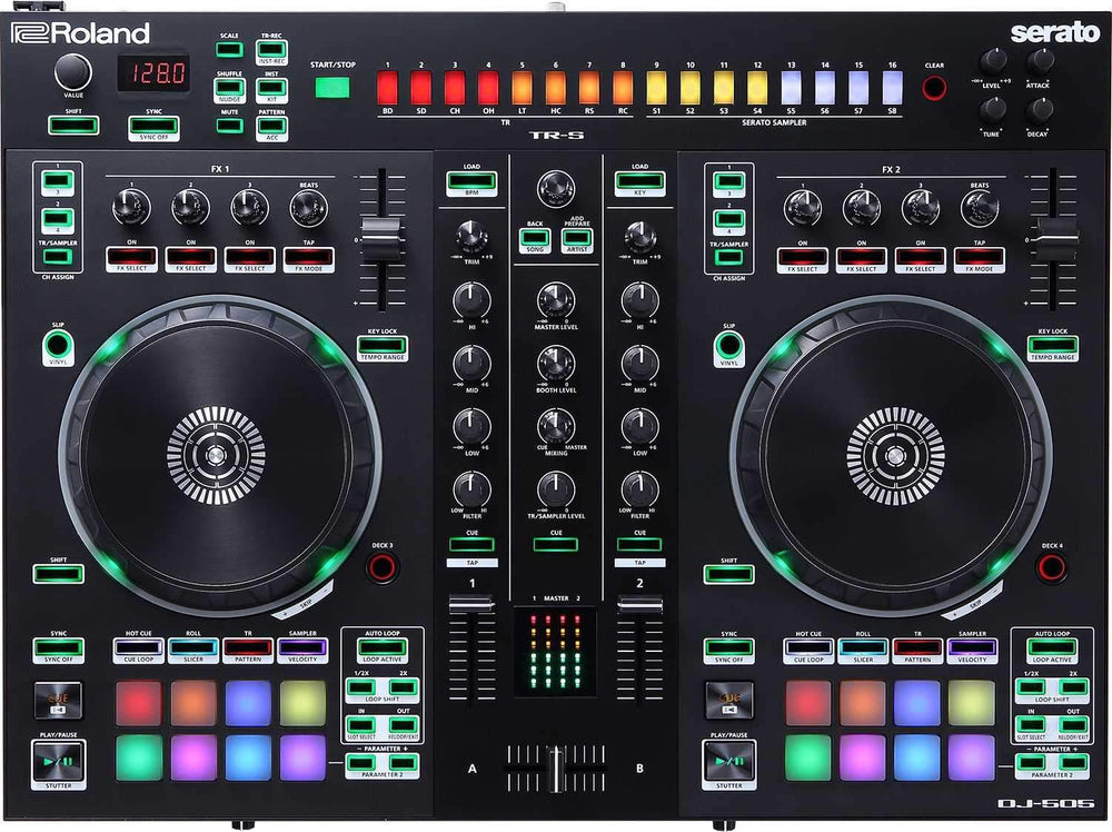Roland DJ-505 2-Channel Serato DJ Controller