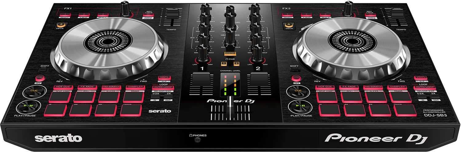 Pioneer Ddj Sb3 Dj Controller With Odyssey Case Prosound And Stage Lighting