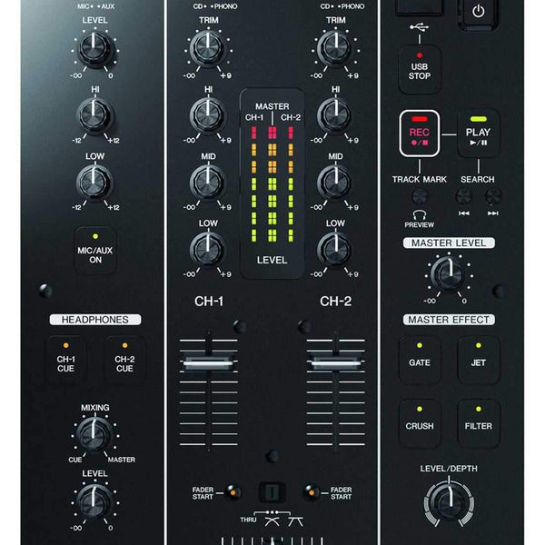 Pioneer DJ DJM-350 2-Channel DJ Mixer | PSSL ProSound and