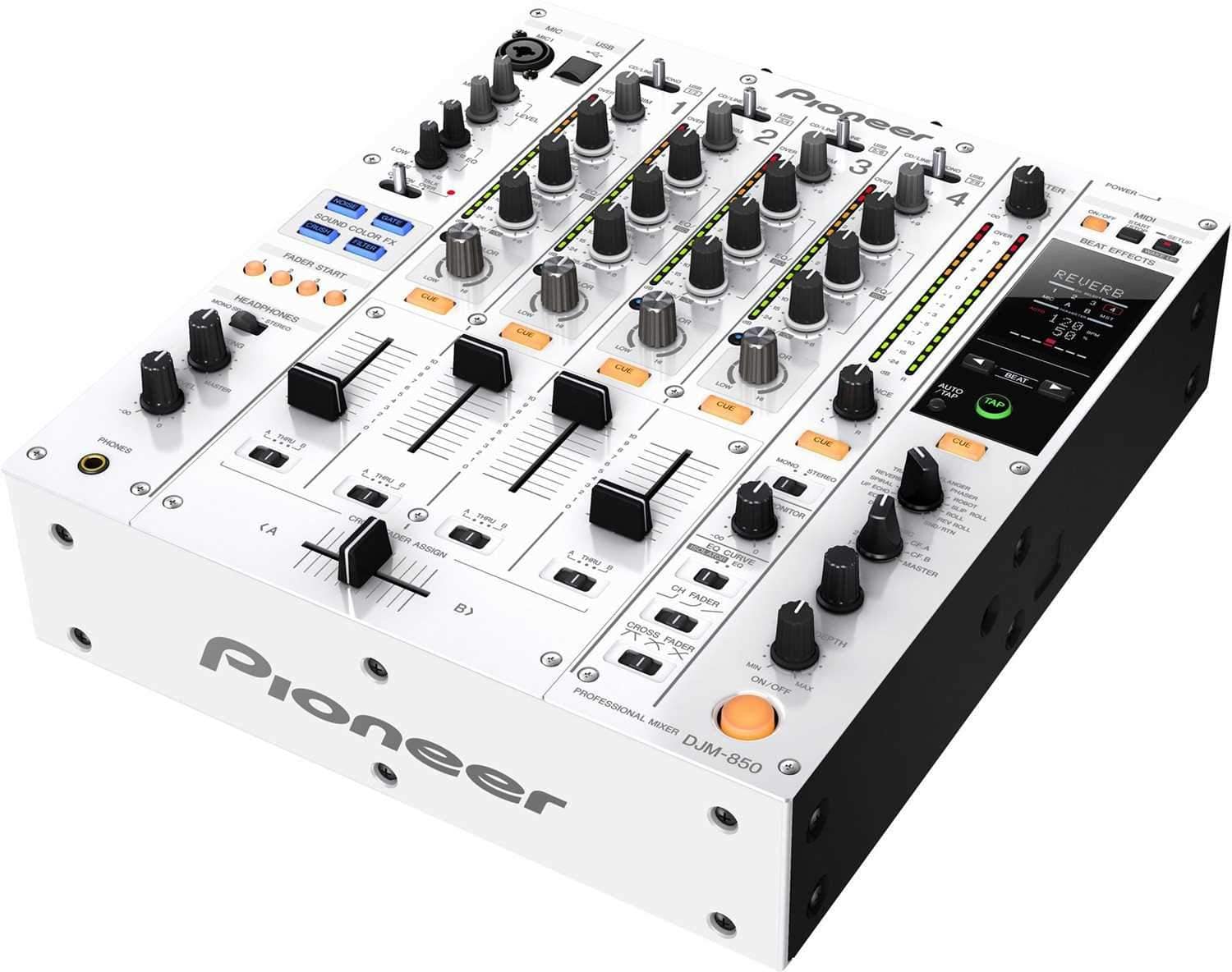 Pioneer DJ DJM-850-W 4 Channel White DJ Mixer | ProSound and Stage