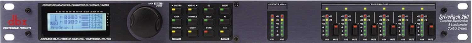 dbx driverack 260 crossover