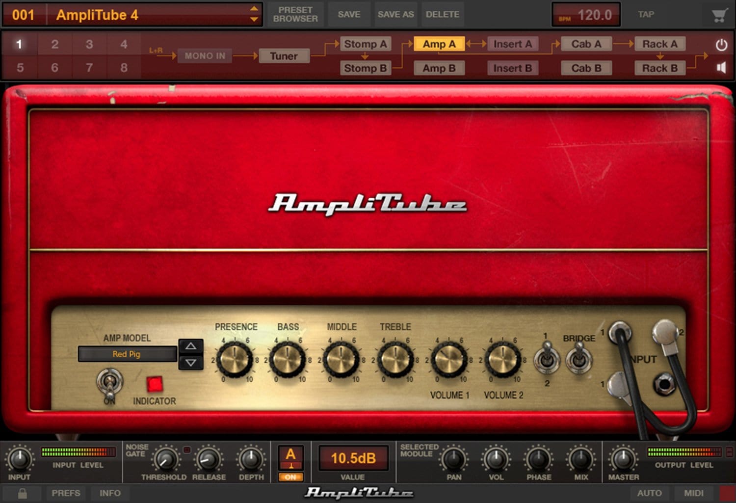 amplitube fender fuse software