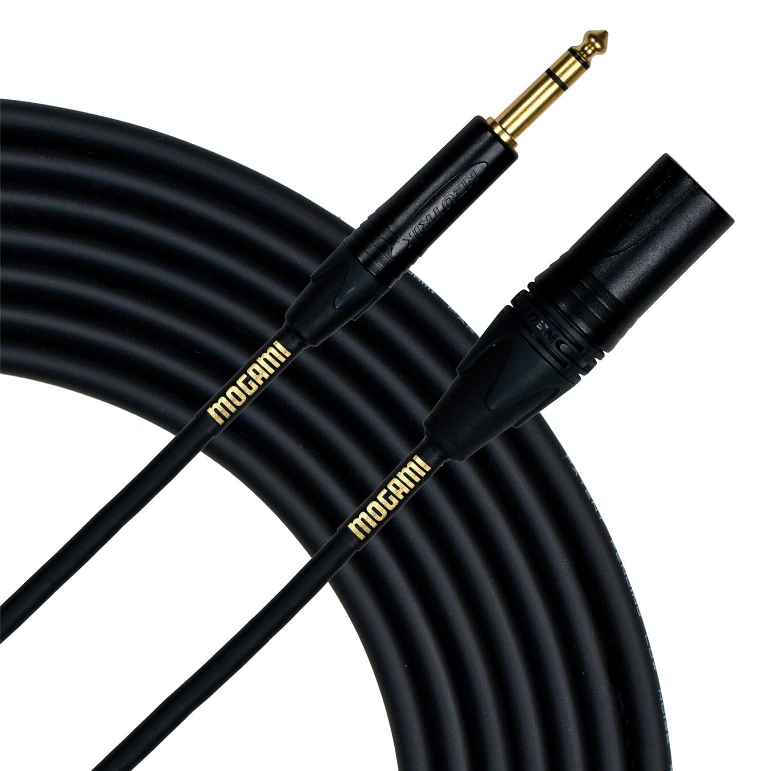 Mogami GOLD-TRSXLRM-10 Gold TRS to M XLR Patch 1/4-Inch Cable