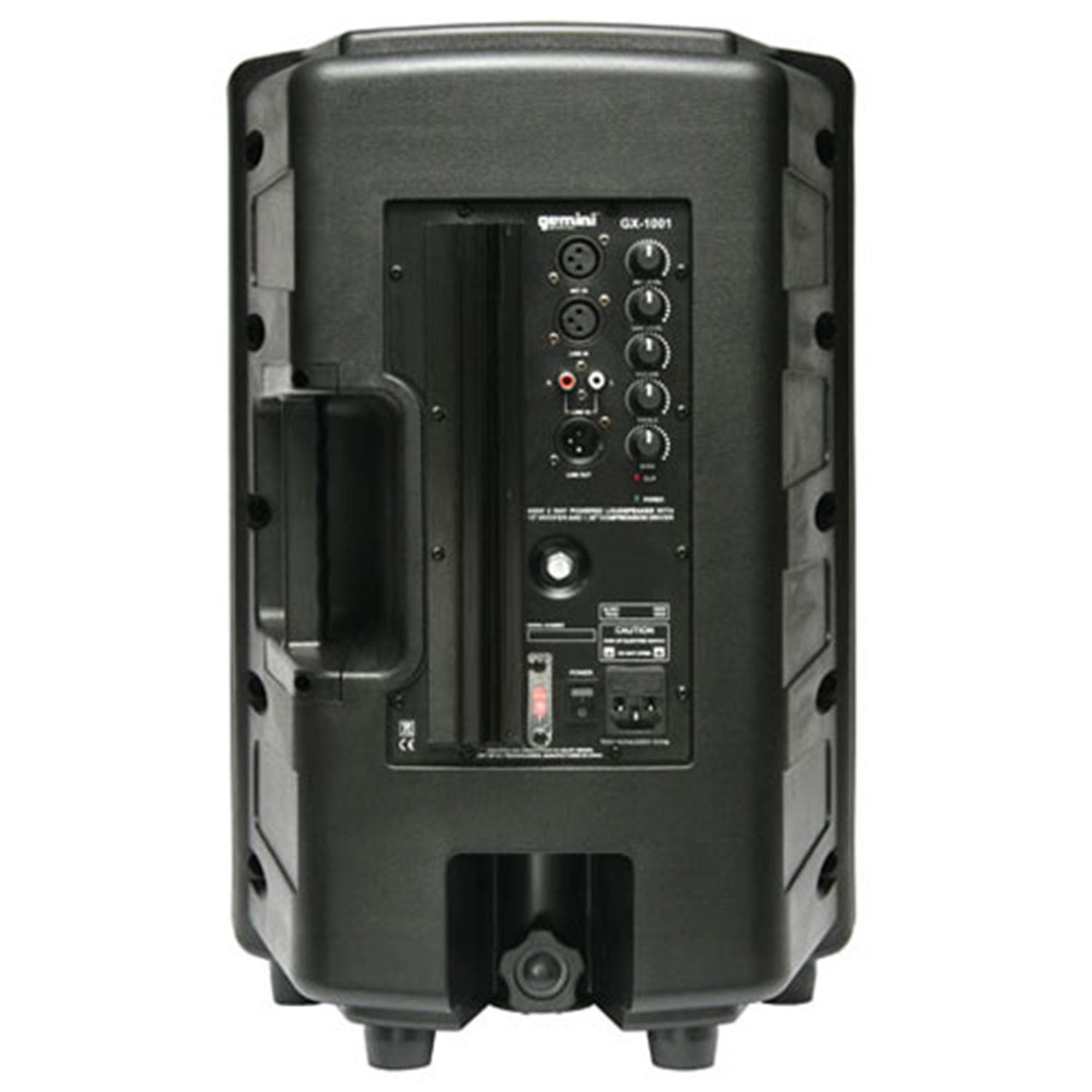 Gemini GX-1001 10in 2-Way Active Spkr 100W @ 8oh ...