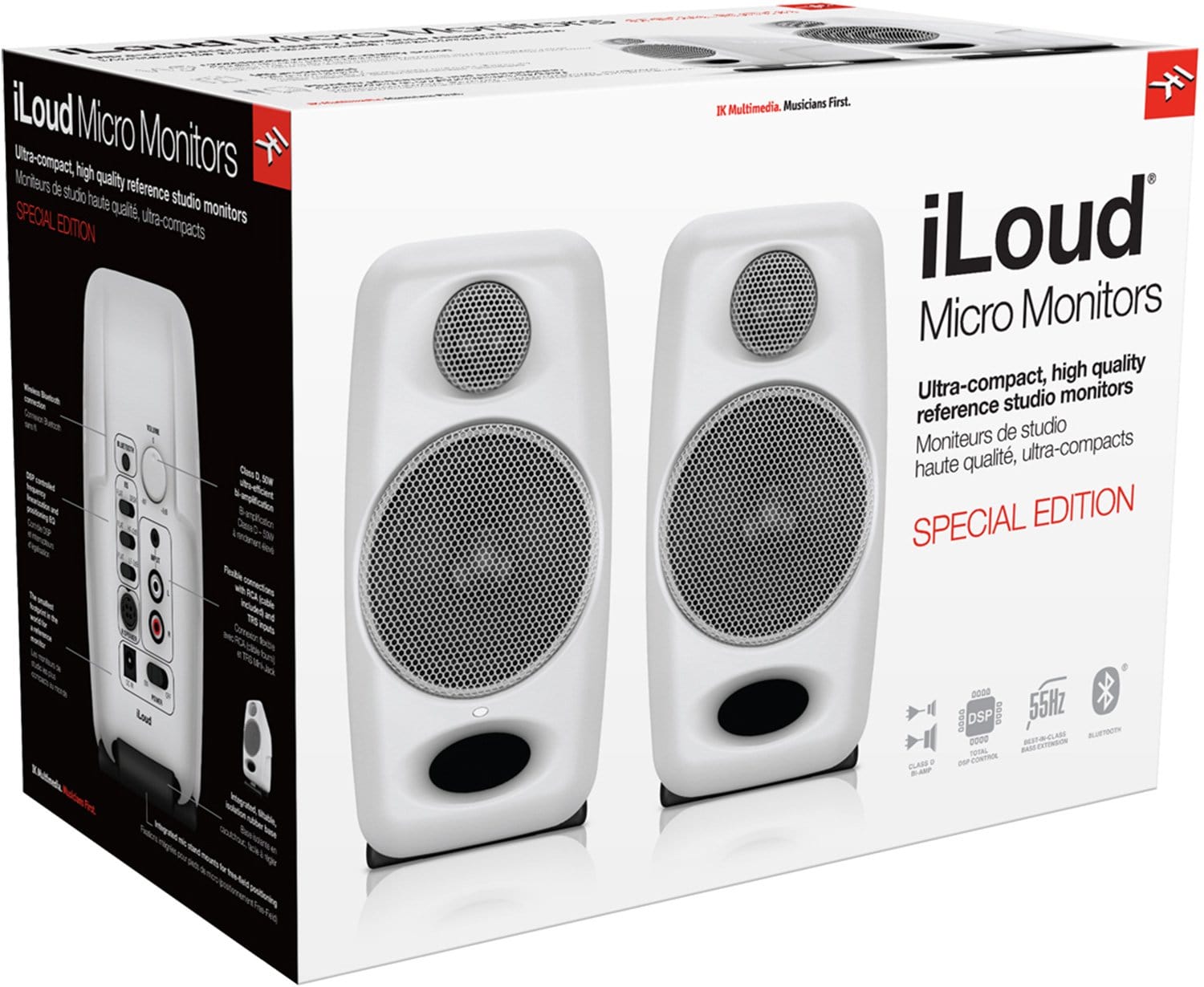 Ik Multimedia iLoud Micro Monitors Studio Monitors (White) | PSSL