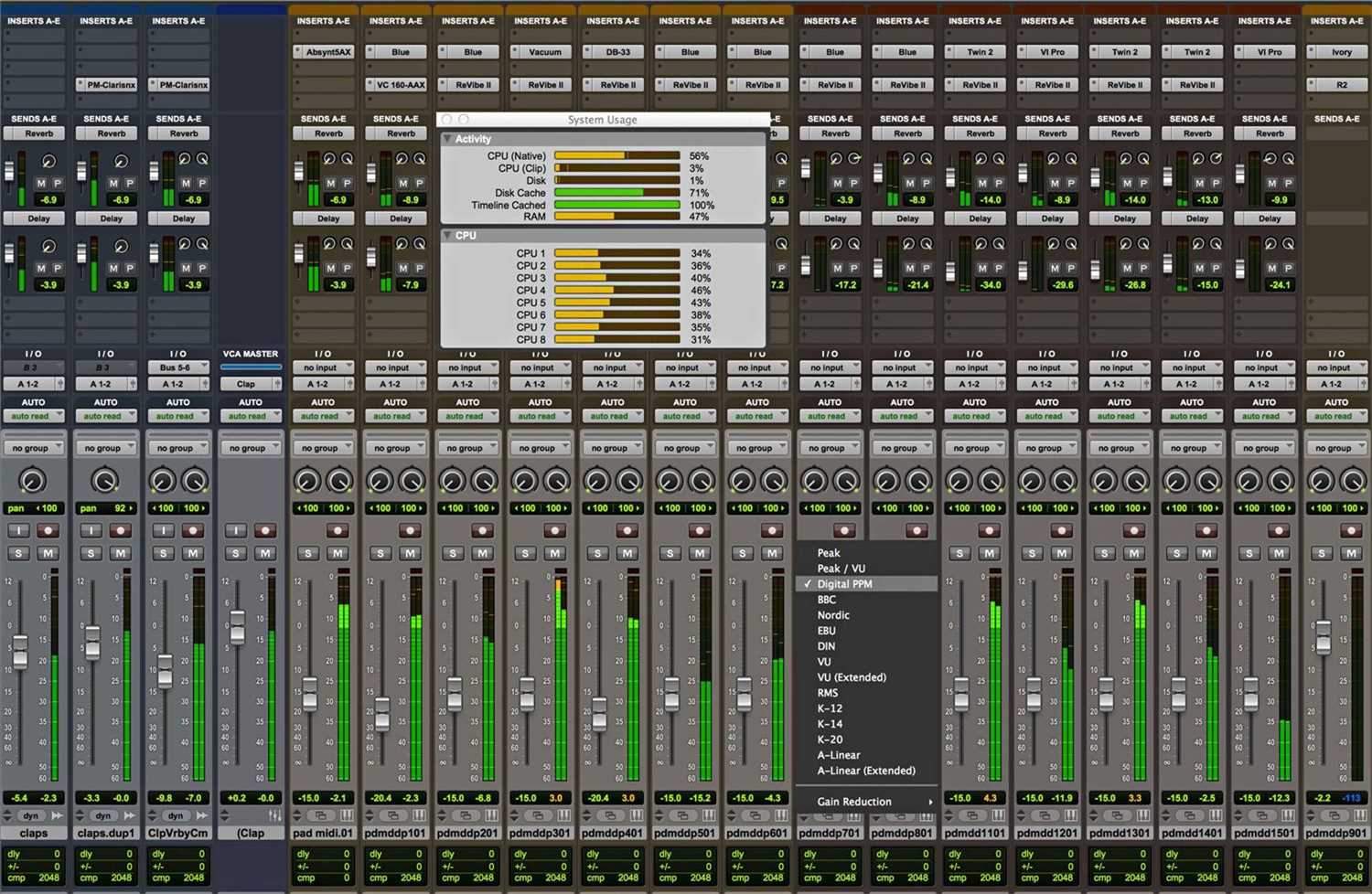 pro tools 12 interface